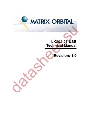 LK202-25-USB-FG datasheet  